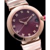 Bvlgari golden stainless steel and diamond watch Henna