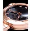 Bvlgari golden stainless steel and diamond watch Black