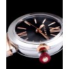 Bvlgari stainless steel and diamond watch for lady Black
