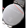 Bvlgari stainless steel and diamond watch for lady Black