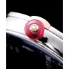 Bvlgari stainless steel and diamond watch for lady White
