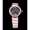 Bvlgari Lvcea Rose Gold Case With Diamonds Automatic WatchB lack