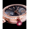 Bvlgari Lvcea Rose Gold Case With Diamonds Automatic WatchB lack