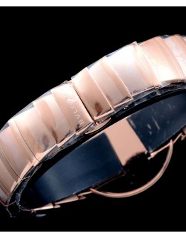 Bvlgari Lvcea Rose Gold Case With Diamonds Automatic Watch White