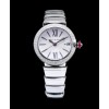 Bvlgari Lvcea Sliver tone Case With Diamonds Automatic Watch White