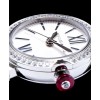 Bvlgari Lvcea Sliver tone Case With Diamonds Automatic Watch White