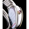 Bvlgari Serpenti 18ct pink-gold and stainless steel watch Blue