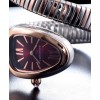 Bvlgari 18ct pink-gold and stainless steel watch Henna