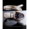 Bvlgari 18ct pink-gold and stainless steel watch Black
