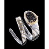 Bvlgari 18-carat gold and steel watch Black