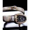 Bvlgari 18-carat gold and steel watch Black