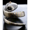 Bvlgari 18-carat gold and steel watch Black