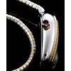 Bvlgari 18-carat gold and steel watch Black