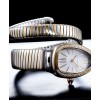 Bvlgari 18-carat gold and steel watch White