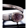 Bvlgari 18-carat pink-gold and steel watch Henna