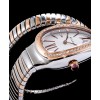 Bvlgari 18-carat pink-gold and steel watch White
