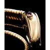 Bvlgari 18ct gold and diamond watch Blue