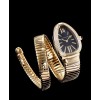 Bvlgari 18ct gold and diamond watch Black