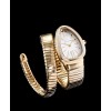 Bvlgari 18ct gold and diamond watch White