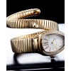 Bvlgari 18ct gold and diamond watch White