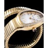 Bvlgari 18ct gold and diamond watch White
