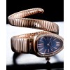 Bvlgari 18ct rose-gold and diamond watch Blue