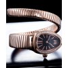 Bvlgari 18ct rose-gold and diamond watch Black