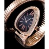 Bvlgari 18ct rose-gold and diamond watch Black
