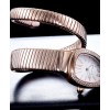 Bvlgari 18ct rose-gold and diamond watch White