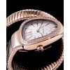 Bvlgari 18ct rose-gold and diamond watch White