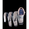 Bvlgari two-tone steel automatic watch Blue