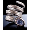 Bvlgari two-tone steel automatic watch Blue