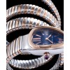 Bvlgari two-tone steel automatic watch Blue