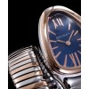 Bvlgari two-tone steel automatic watch Blue