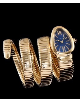 Bvlgari full gold stainless steel automatic watch for lady Blue