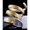 Bvlgari full gold stainless steel automatic watch for lady Blue