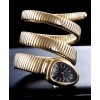 Bvlgari full gold stainless steel automatic watch for lady Black