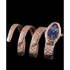 Bvlgari rose-gold stainless steel automatic watch for lady Blue