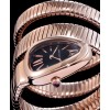 Bvlgari rose-gold stainless steel automatic watch for lady Black