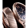 Bvlgari rose-gold stainless steel automatic watch for lady Black
