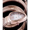 Bvlgari rose-gold stainless steel automatic watch for lady White