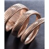 Bvlgari rose-gold stainless steel automatic watch for lady White