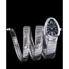 Bvlgari sliver tone stainless steel automatic watch Black