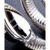 Bvlgari 18ct pink-gold stainless steel and diamond watch Black