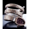 Bvlgari 35mm two tone stainless steel diamond watch Henna