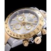 Rolex Men s Daytona Two Tone Watch Silver