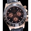 Rolex Stainless Steel Black Dial Dayton Watch Black