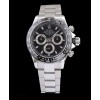 Rolex Stainless Steel Black Dial Dayton Watch Black