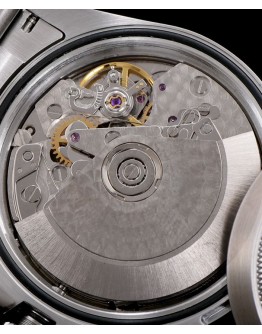 Rolex Stainless Steel Black Dial Dayton Watch Black