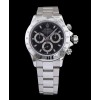 Rolex Stainless Steel White Dial Dayton Watch Black